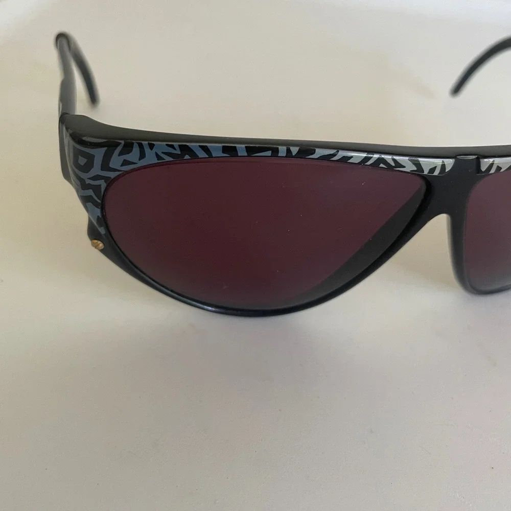 Vintage Glasses Frames Only Britalia Italia Made‎ Italy 234 C-3 Black 80s design